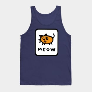 Self Portrait Cat Tank Top